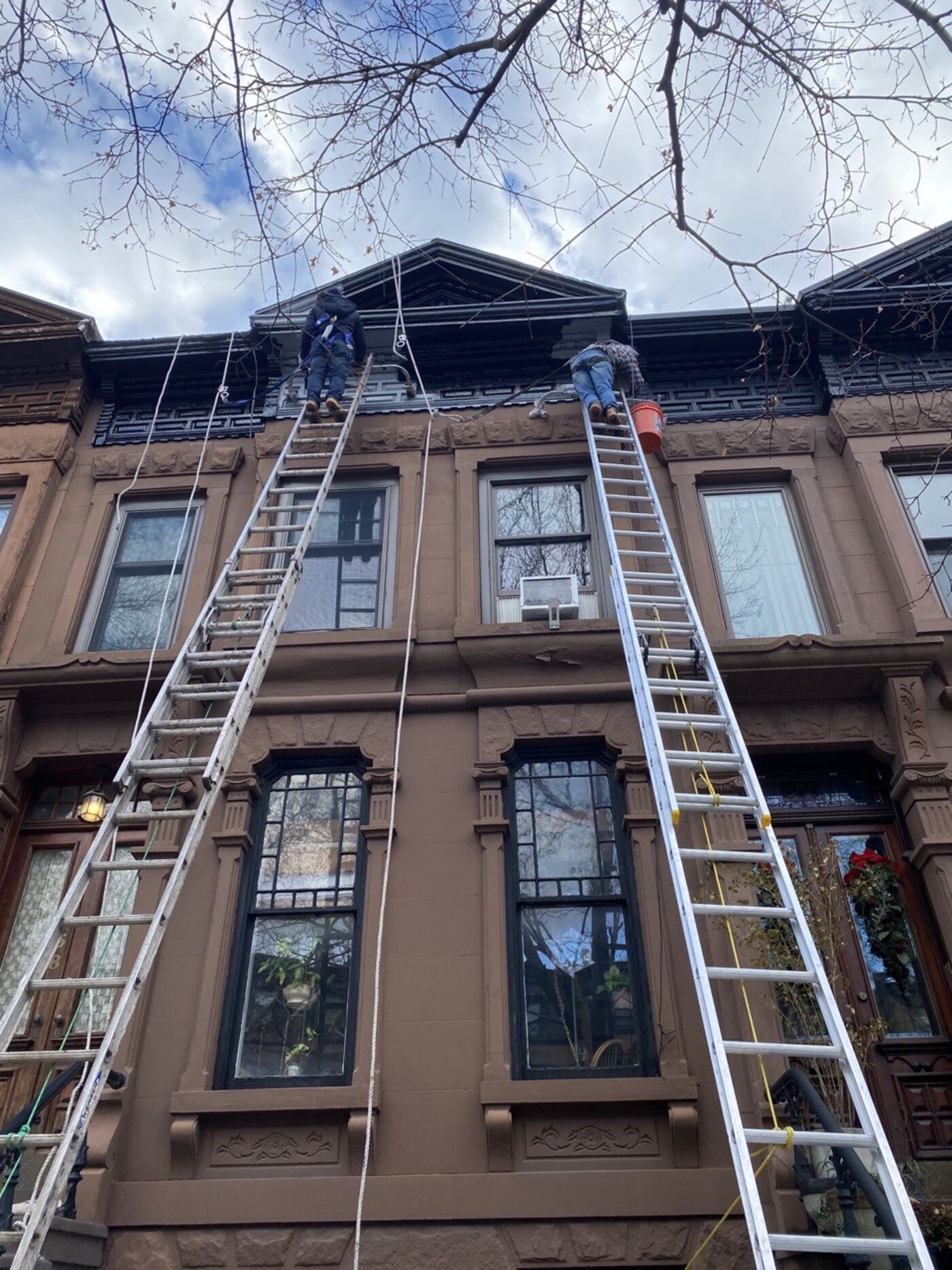 Cornice in context with the rest of the facade.