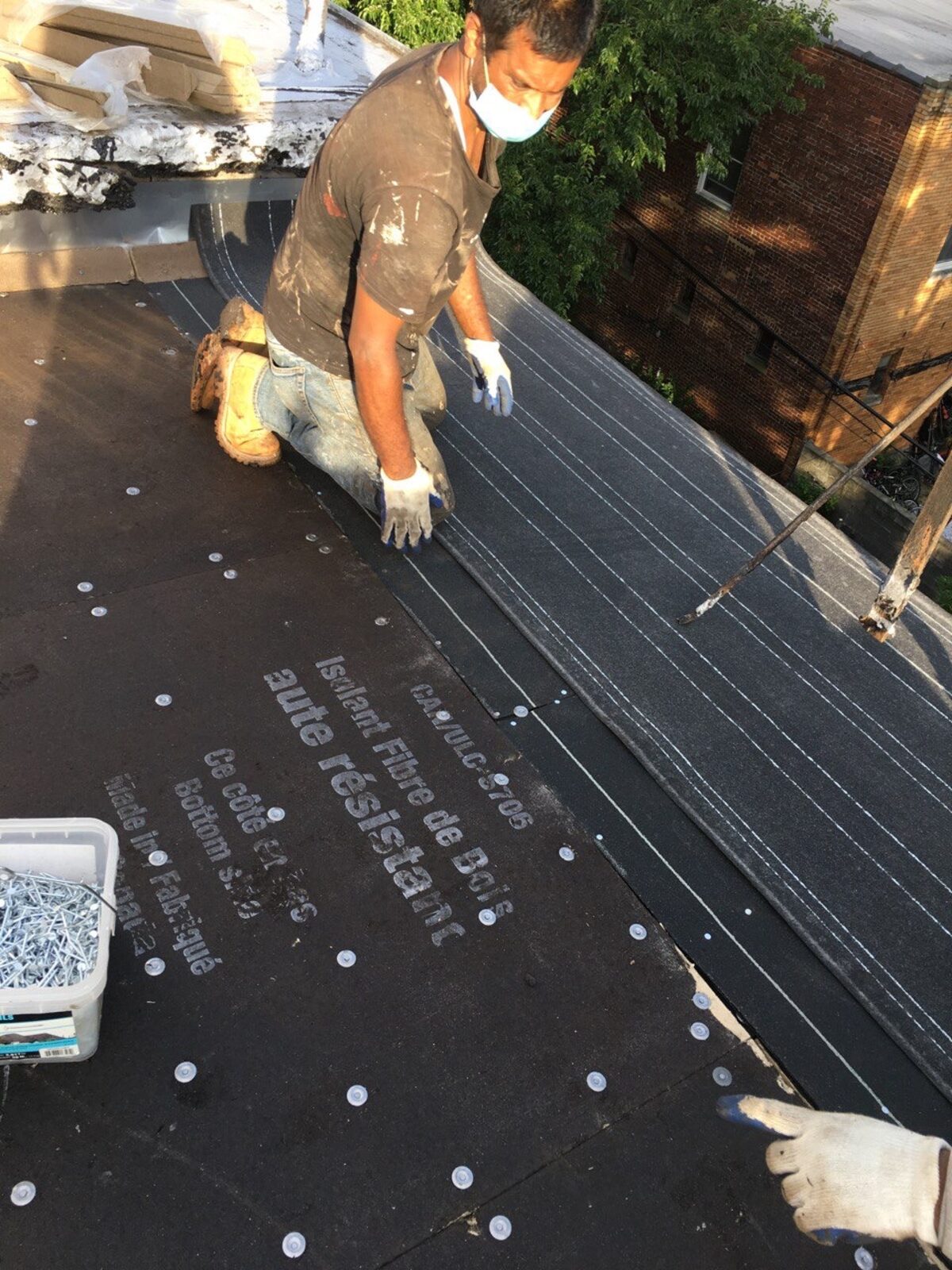 Roofing project in Bedford-Stuyvesant